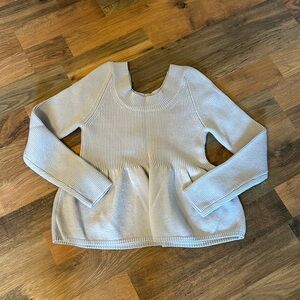 Rebecca Taylor - Peplum Sweater - Light Purple - XL